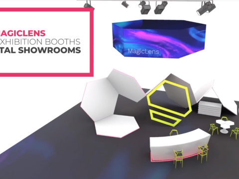 Virtueller Messestand mir Augmented und Virtual reality